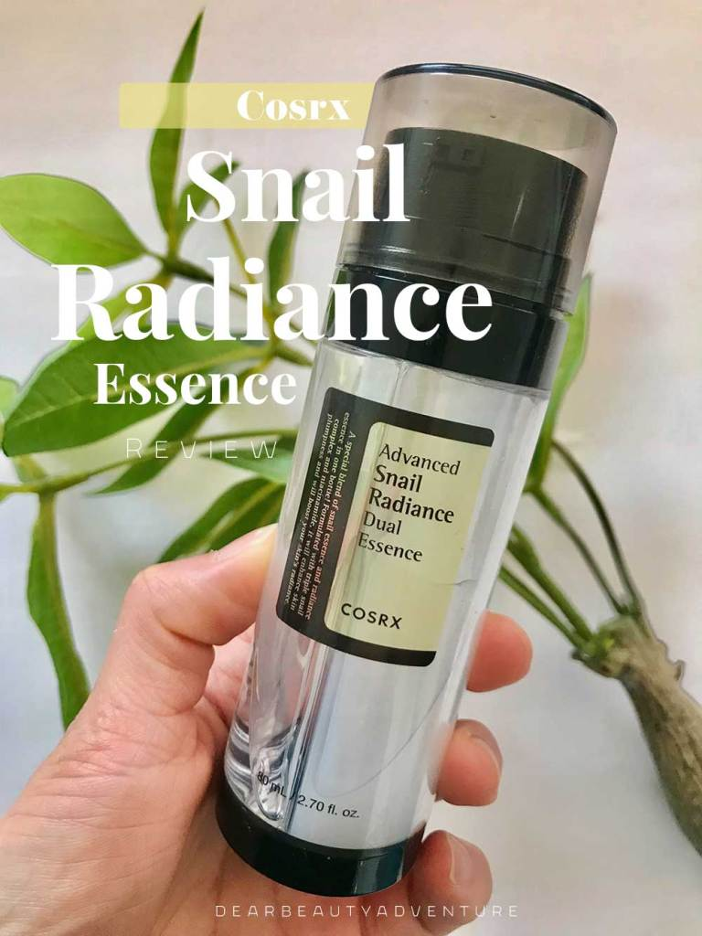 Cosrx Snail Radiance Dual Essence Review